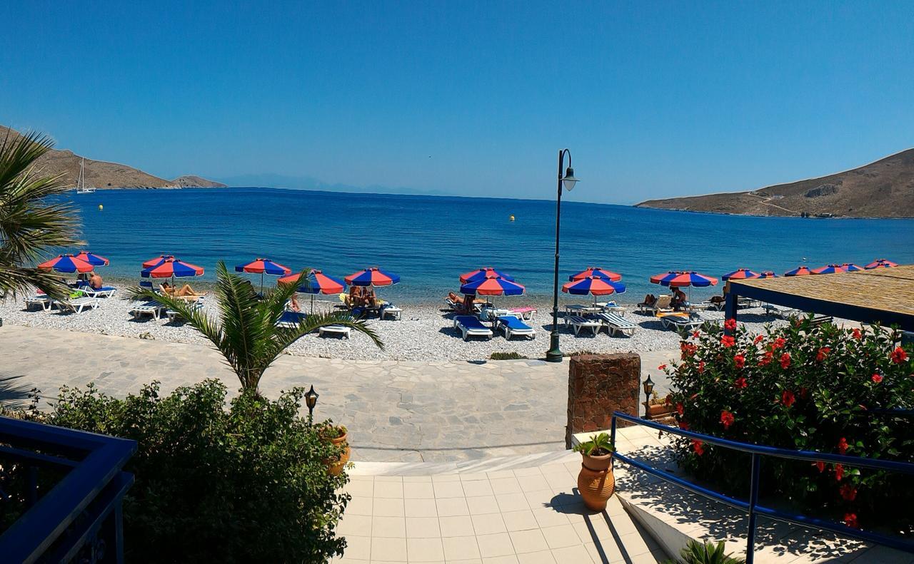 Hotel Eleni Beach Livádia Kültér fotó