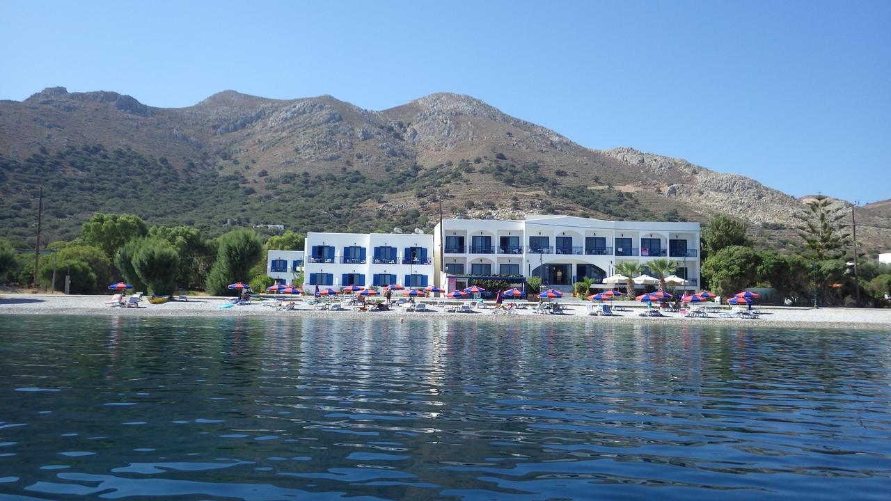 Hotel Eleni Beach Livádia Kültér fotó