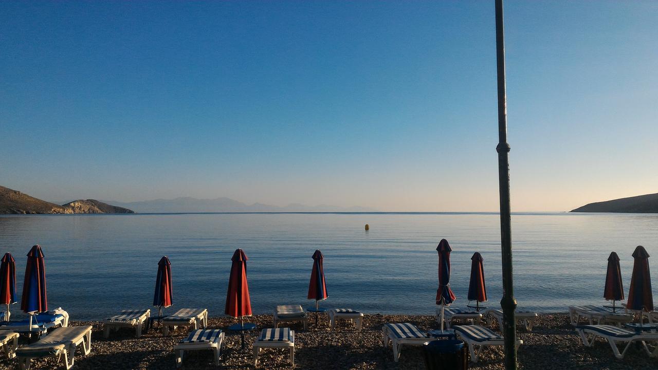 Hotel Eleni Beach Livádia Kültér fotó