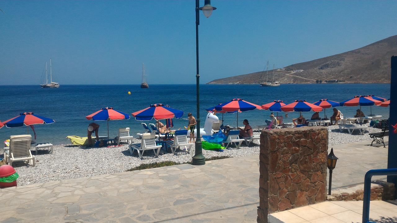 Hotel Eleni Beach Livádia Kültér fotó